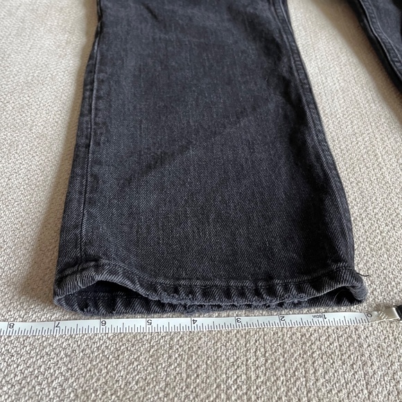 Abercrombie Curve Love Ultra High Rise 90s Straight Jean Black 28 / 6 Regular - Picture 13 of 14